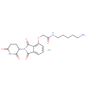 Thalidomide-O-acetamido-C5-amine HCl