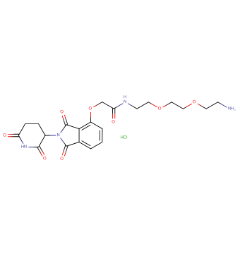 Thalidomide-O-acetamido-PEG2-C2-amine HCl