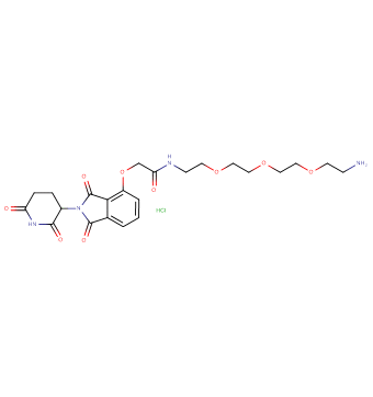 Thalidomide-O-acetamido-PEG3-C2-amine HCl