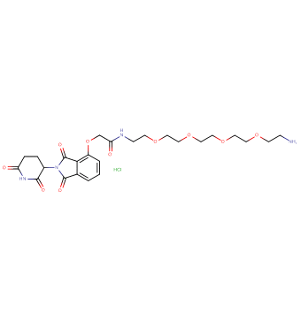 Thalidomide-O-acetamido-PEG4-C2-amine HCl