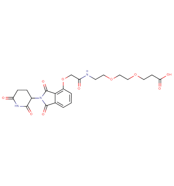 Thalidomide-O-acetamido-PEG2-C2-acid