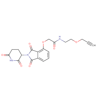 Thalidomide-O-acetamido-PEG1-propargyl