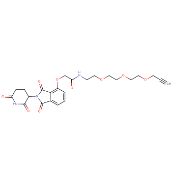 Thalidomide-O-acetamido-PEG3-propargyl