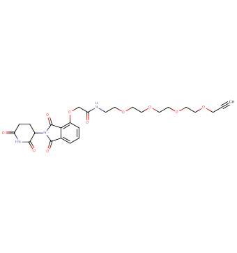 Thalidomide-O-acetamido-PEG4-propargyl