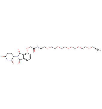 Thalidomide-O-acetamido-PEG5-propargyl
