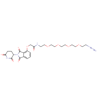 Thalidomide-O-acetamido-PEG4-C2-azide