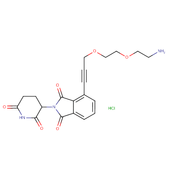 Thalidomide-propargyl-O-PEG1-C2-amine HCl