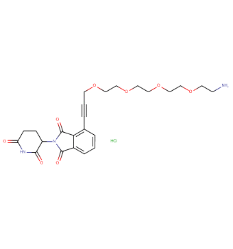 Thalidomide-propargyl-O-PEG3-C2-amine HCl