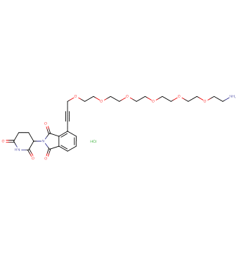 Thalidomide-propargyl-O-PEG5-C2-amine HCl