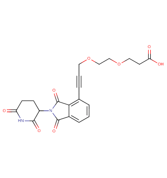 Thalidomide-propargyl-O-PEG1-C2-acid