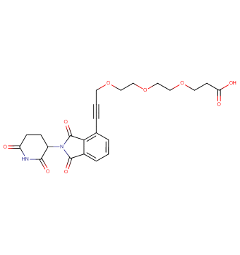 Thalidomide-propargyl-O-PEG2-C2-acid