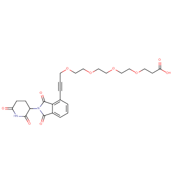 Thalidomide-propargyl-O-PEG3-C2-acid