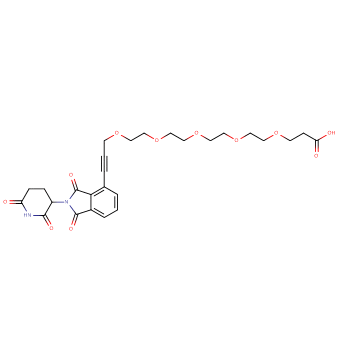 Thalidomide-propargyl-O-PEG4-C2-acid