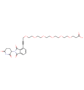 Thalidomide-propargyl-O-PEG5-C2-acid