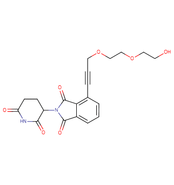 Thalidomide-propargyl-O-PEG2-OH