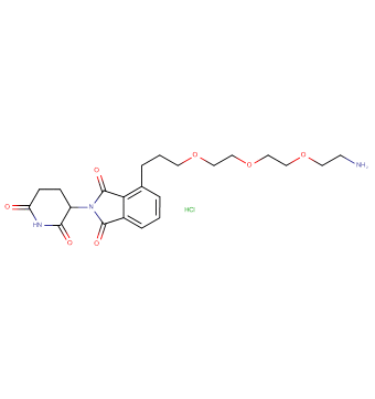 Thalidomide-C3-O-PEG2-C2-amine HCl