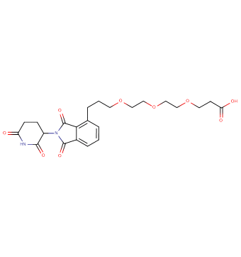 Thalidomide-C3-O-PEG2-C2-acid