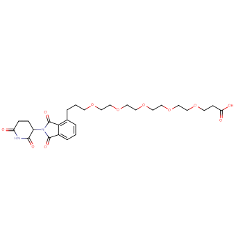 Thalidomide-C3-O-PEG4-C2-acid