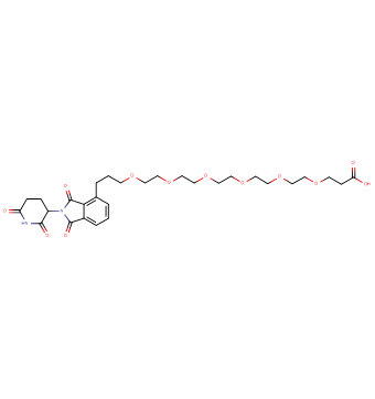 Thalidomide-C3-O-PEG5-C2-acid