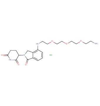 Lenalidomide-PEG3-C2-amine HCl