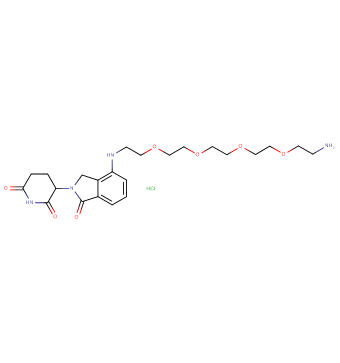 Lenalidomide-PEG4-C2-amine HCl