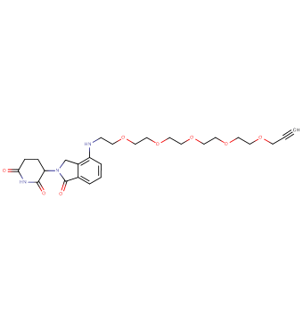 Lenalidomide-PEG5-propargyl
