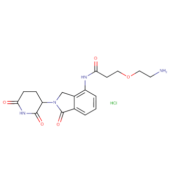 Lenalidomide-CO-PEG1-C2-amine HCl