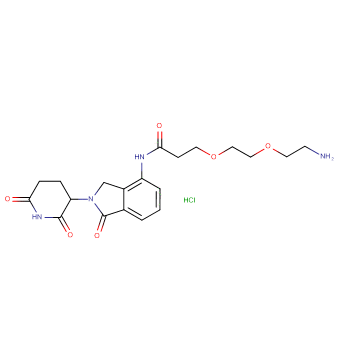 Lenalidomide-CO-PEG2-C2-amine HCl