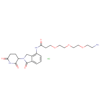 Lenalidomide-CO-PEG3-C2-amine HCl