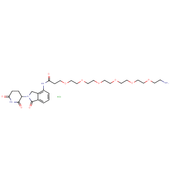 Lenalidomide-CO-PEG6-C2-amine HCl