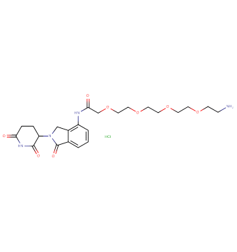 Lenalidomide-acetamido-O-PEG3-C2-amine HCl