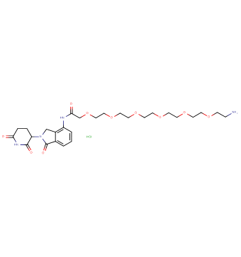 Lenalidomide-acetamido-O-PEG5-C2-amine HCl