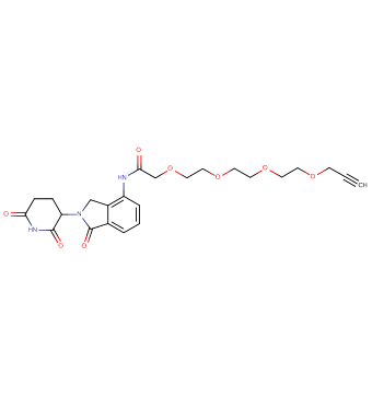 Lenalidomide-acetamido-O-PEG3-propargyl