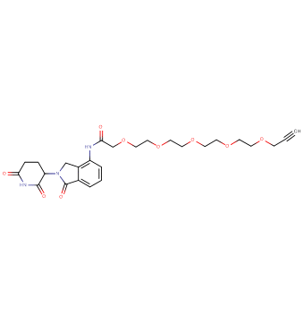 Lenalidomide-acetamido-O-PEG4-propargyl