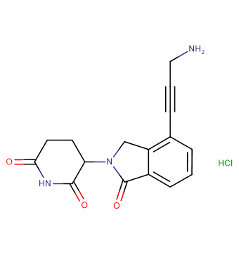 Phthalimidinoglutarimide-propargyl-amine HCl