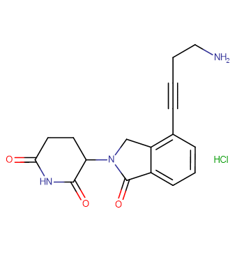 Phthalimidinoglutarimide-propargyl-C1-amine HCl