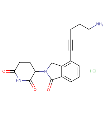 Phthalimidinoglutarimide-propargyl-C2-amine HCl