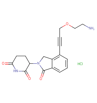 Phthalimidinoglutarimide-propargyl-O-C2-amine HCl