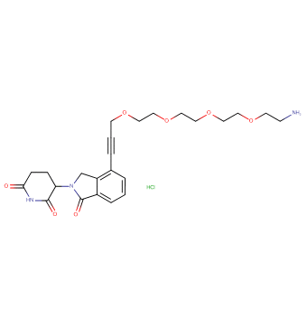 Phthalimidinoglutarimide-propargyl-O-PEG3-C2-amine HCl