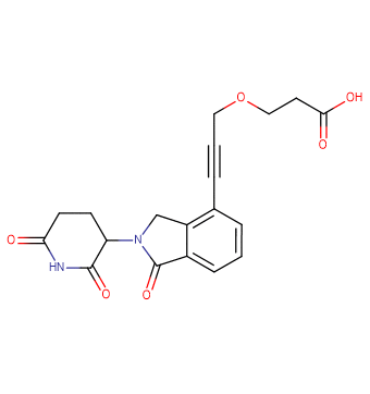 Phthalimidinoglutarimide-propargyl-O-C2-acid