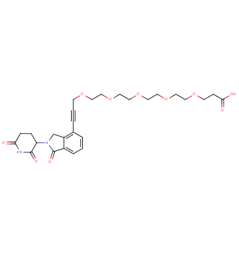 Phthalimidinoglutarimide-propargyl-O-PEG4-C2-acid
