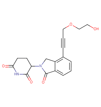 Phthalimidinoglutarimide-propargyl-PEG1-OH
