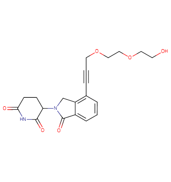 Phthalimidinoglutarimide-propargyl-PEG2-OH
