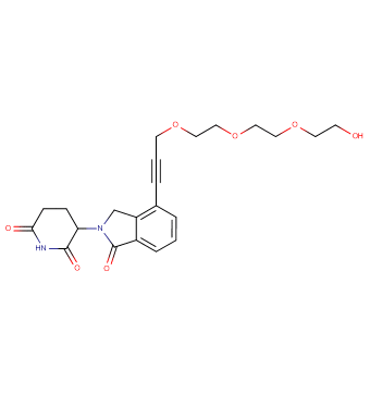 Phthalimidinoglutarimide-propargyl-PEG3-OH