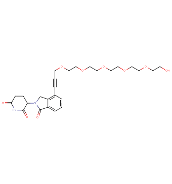 Phthalimidinoglutarimide-propargyl-PEG5-OH