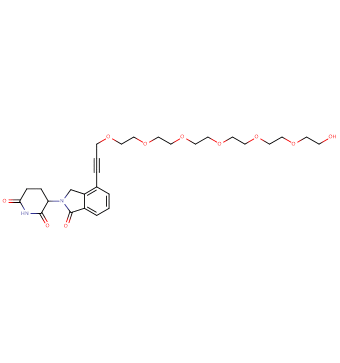 Phthalimidinoglutarimide-propargyl-PEG6-OH