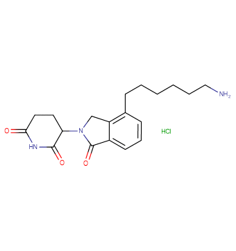 Phthalimidinoglutarimide-C6-amine HCl