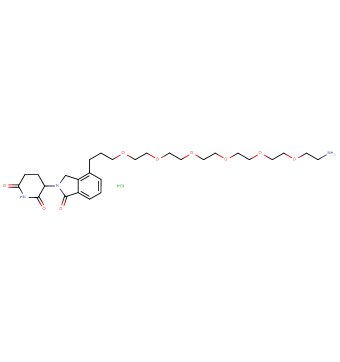 Phthalimidinoglutarimide-C3-O-PEG5-C2-amine HCl