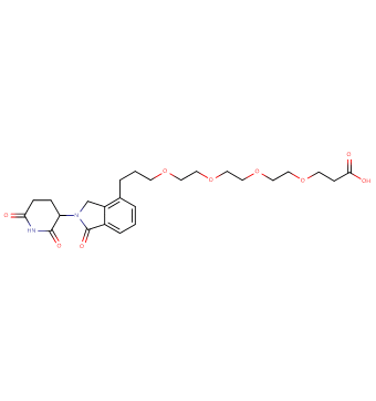 Phthalimidinoglutarimide-C3-O-PEG3-C2-acid