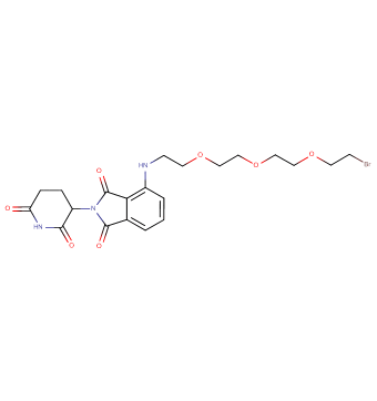 Pomalidomide-PEG3-C2-Br